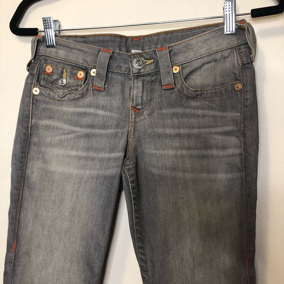 True Religion women’s skinny jean size 25 grey - Picture 3 of 7